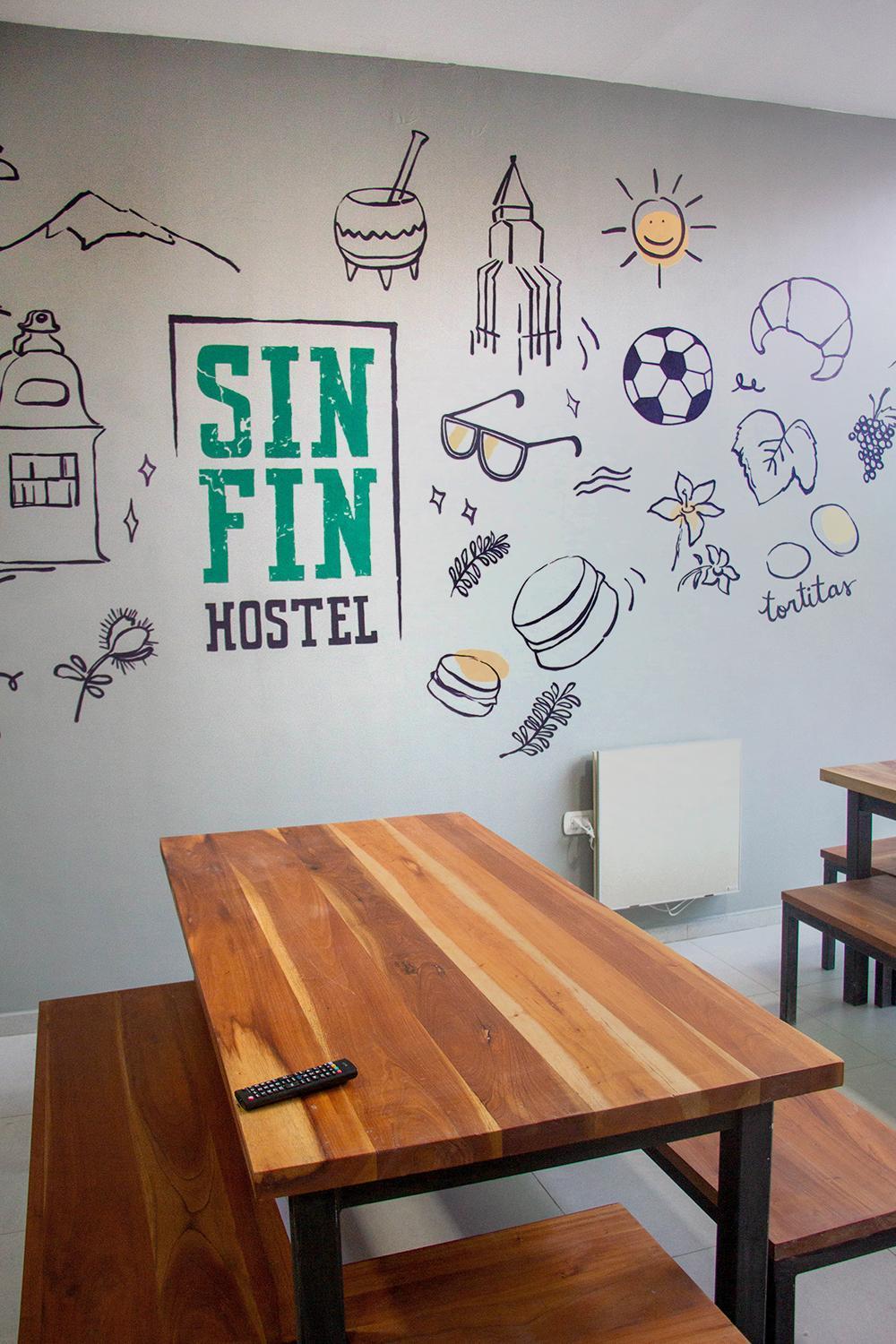 Sin Fin Hostel Мендоса Экстерьер фото